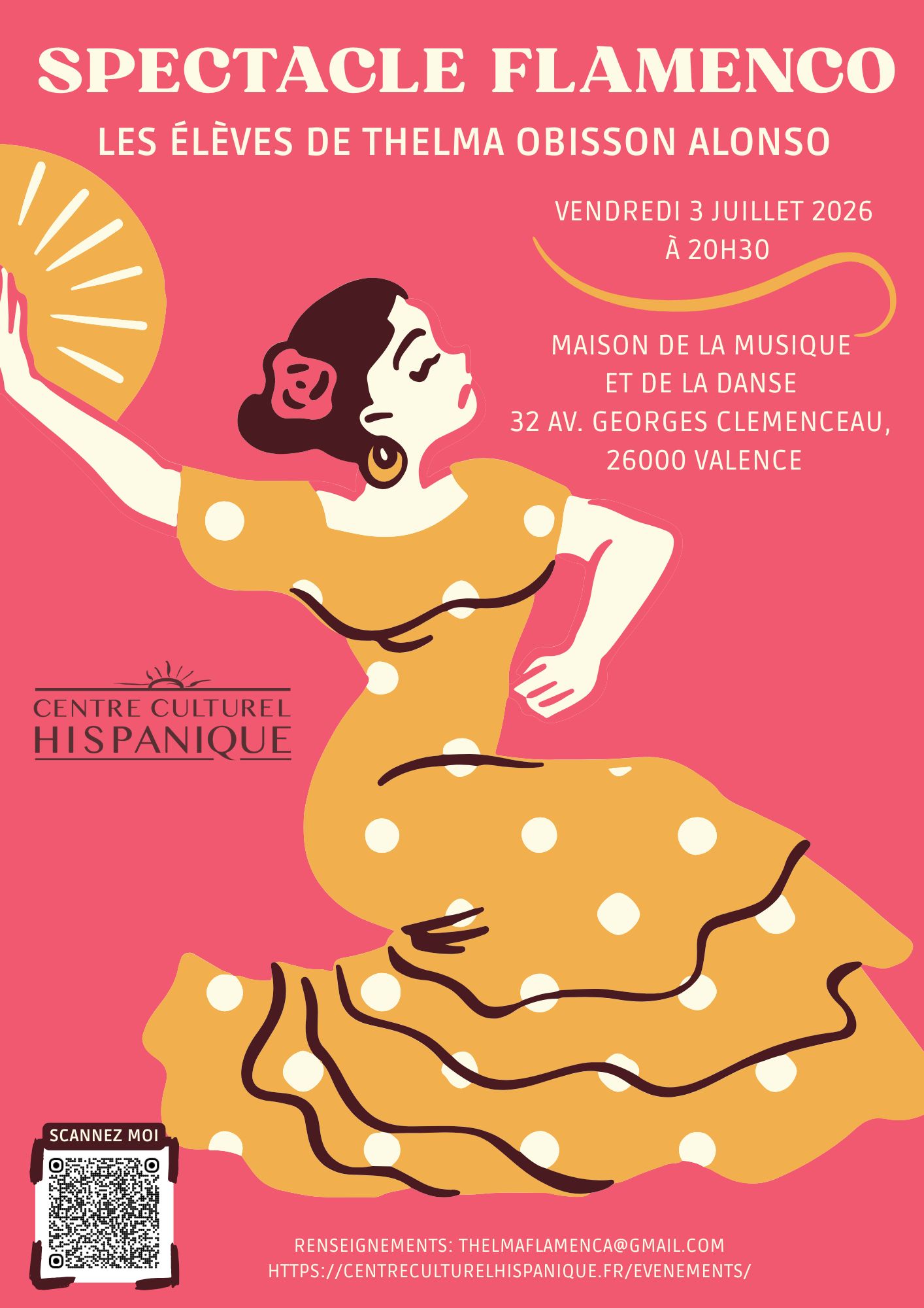 spectacle flamenco élèves 2026